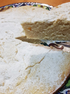 Una foto de Pastel de requesón con limón