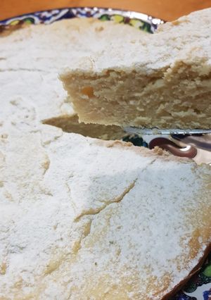 Una foto de Pastel de requesón con limón