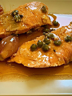 Una foto de Salmón en escabeche