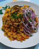 Arroz con Mariscos Casero 🦀🍢 #311