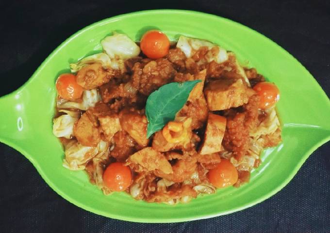 Cara gampang memasak Tongseng ayam (daur ulang)  spesial