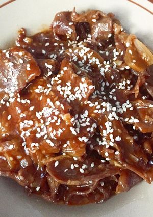 Foto resep Daging Saus Wijen