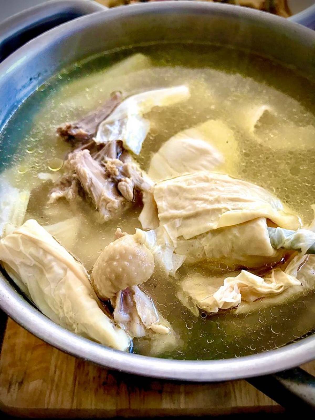 Sup Ayam Kampung Kembang Tahu foto resep utama