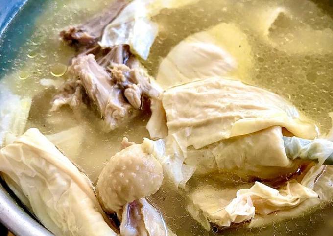 Resep Sup Ayam Kampung Kembang Tahu Oleh Nathalia Tj Cookpad