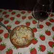Conejo con arroz y verduras