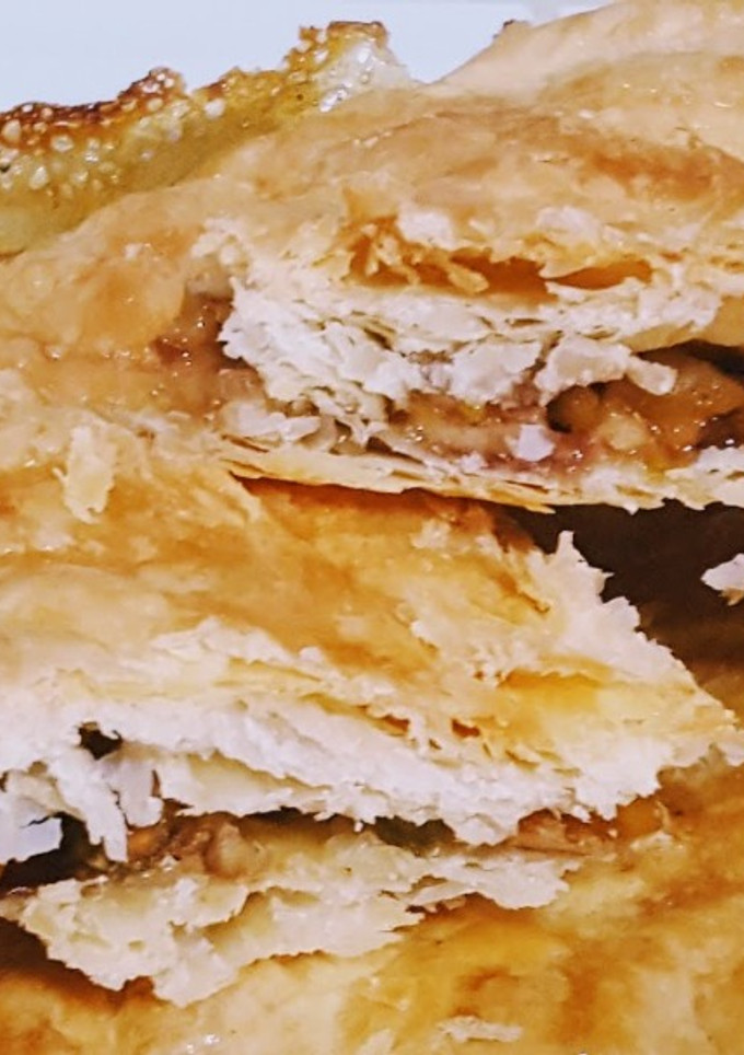 Una foto de Baklava de hojaldre