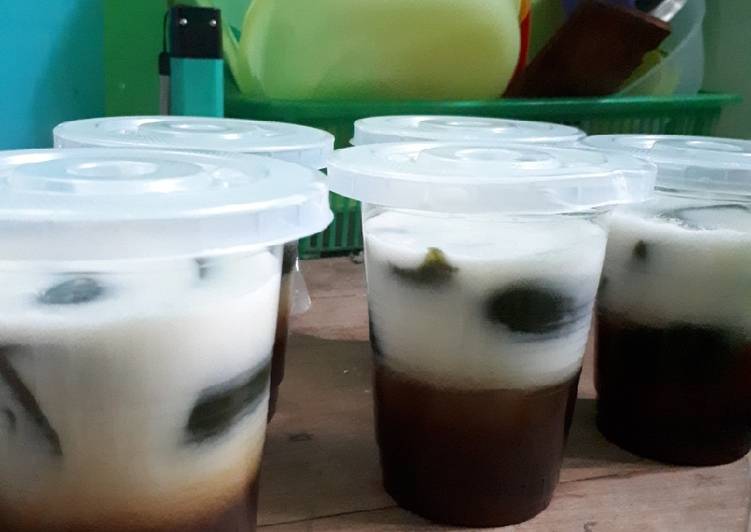 Resep Es cincau daun | Cara Bikin Es cincau daun Yang Bisa Manjain Lidah