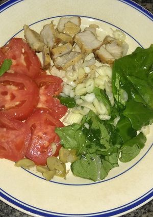 Una foto de Ensalada Desafío Relámpago! "Espinacas"