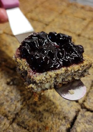 Fitt cukormentes mákos-kókuszos süti recept fotója