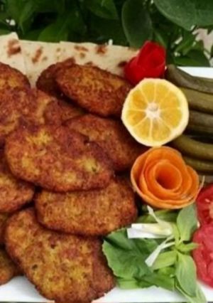 عکسی از دستور کتلت سویا