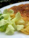 ไข่เจียวใบอ่อมแซ่บหมูสับ Chinese Violets & Ground pork Omelette