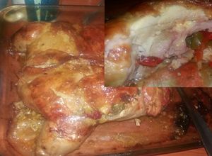 Una foto de Pollo relleno desguesado Mi estilo (Mv)