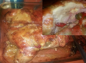 Una foto de Pollo relleno desguesado Mi estilo (Mv)