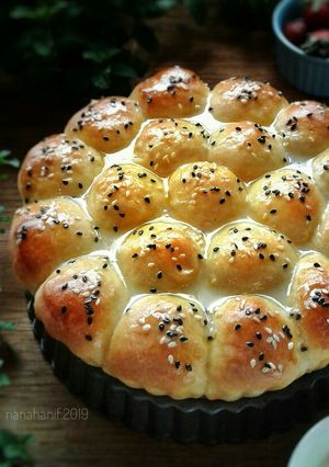 Foto resep Khaliat al nahal / beehive / honeycomb bread