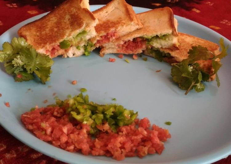 Step-by-Step Guide to Prepare Perfect Rainbow grilled sandwich