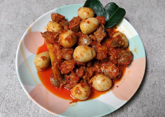 Resep Sambal Goreng Ati Ampela Telur Puyuh Anti Gagal
