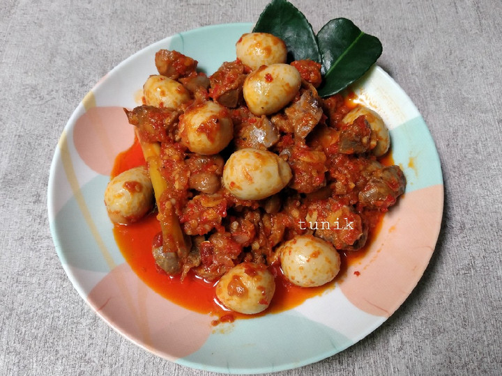 Resep Sambal Goreng Ati Ampela Telur Puyuh Anti Gagal