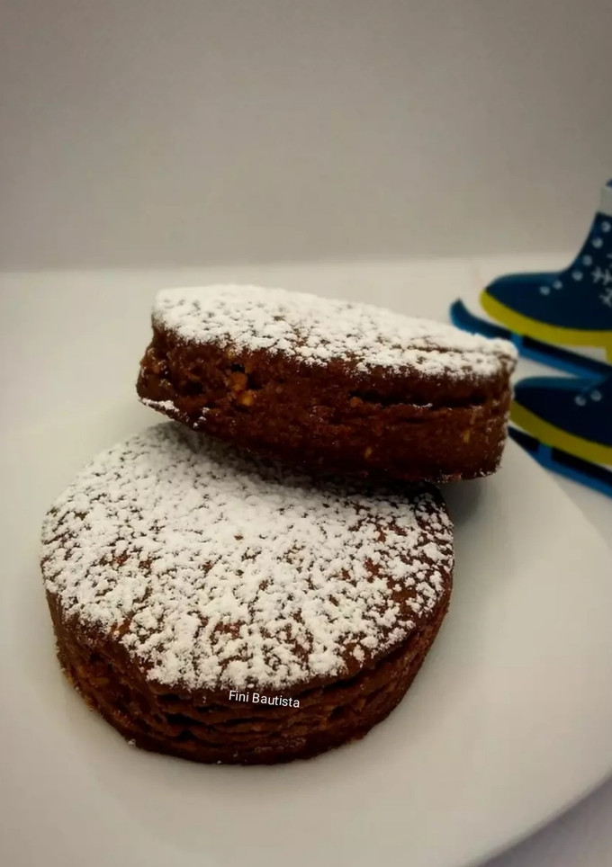 Una foto de Dulce típico de Navidad polvorones de chocolate