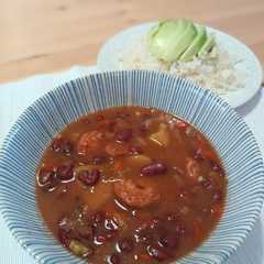 Una foto de Frijoles rancheros colombianos