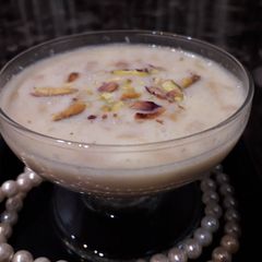 A picture of Basundi thandai.