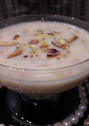 A picture of Basundi thandai.