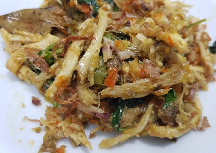 Resep @MANTAP Ayam suwir kemangi pedas menu masakan harian