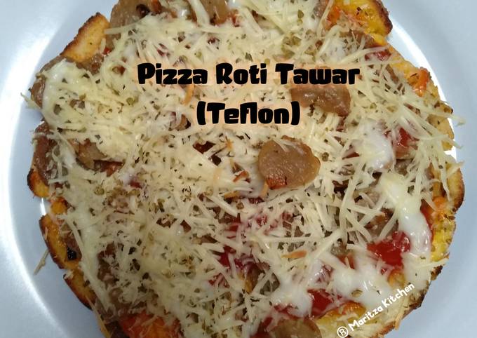 Pizza Roti Tawar (Teflon)