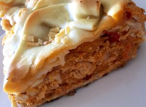 Una foto de Tarta de pollo y calabaza