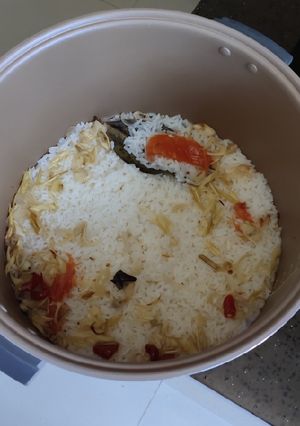 Foto resep Nasi Liwet Sederhana (rice cooker)