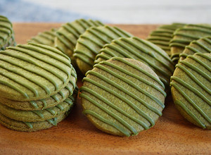 A picture of Matcha Green Tea Cookies.