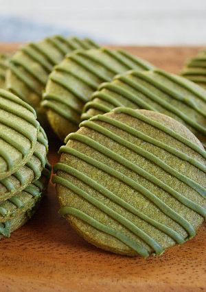 A picture of Matcha Green Tea Cookies.