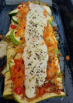 Una foto de Pionono de zucchinis
