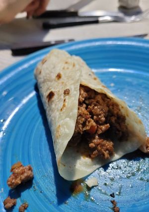 Una foto de Burritos de Carne Agridulce