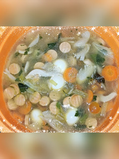 Foto resep Sup jamur sosis puyuh