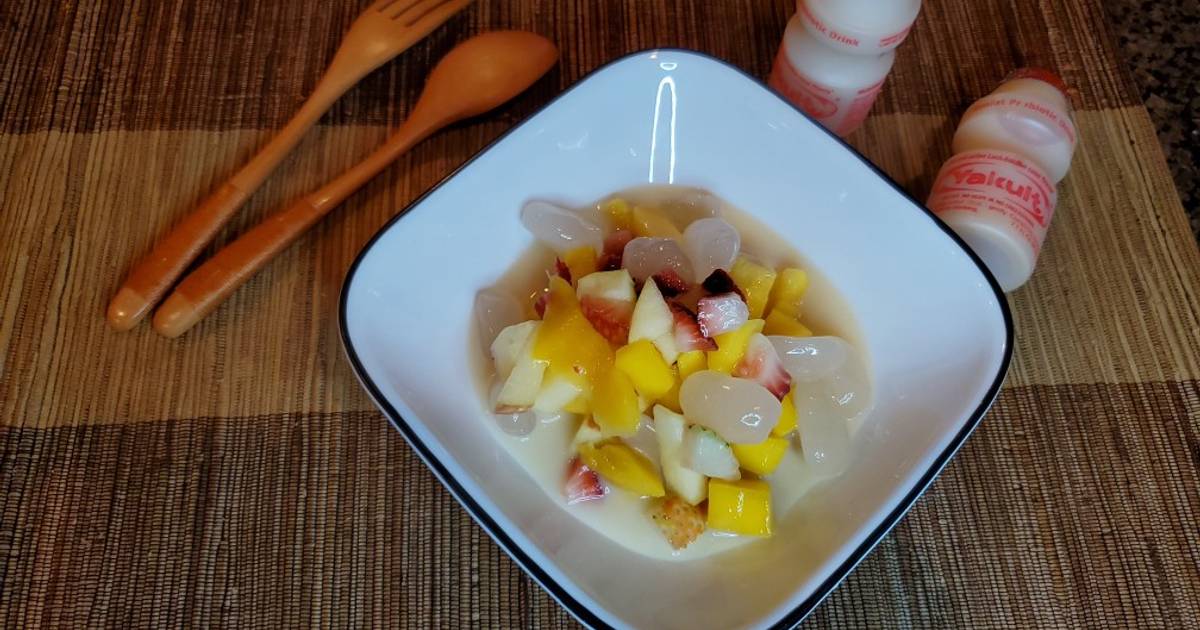 Resep Es Buah Yakult Oleh Nina Ninols Cookpad