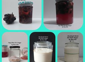 Foto resep Ragi Alami Air Buah Anggur/ Sourdough Starter dari Buah Anggur