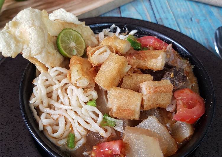 Langkah Mudah untuk Menyiapkan Soto mie bogor special resep jualan(soto ny.shinta)cek gofood yang Enak Banget