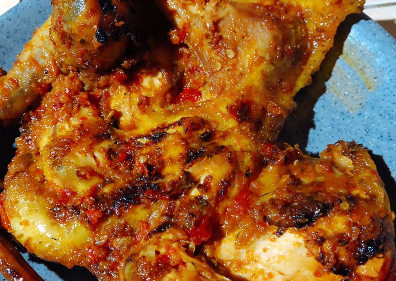 Ayam panggang ala mbok tiyem khas wonogiri