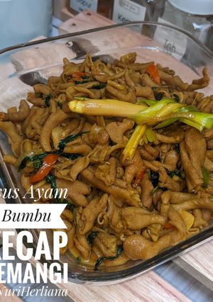 Foto resep Usus Ayam Bumbu Kecap Kemangi