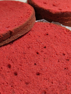 Una foto de Bizcocho red Velvet