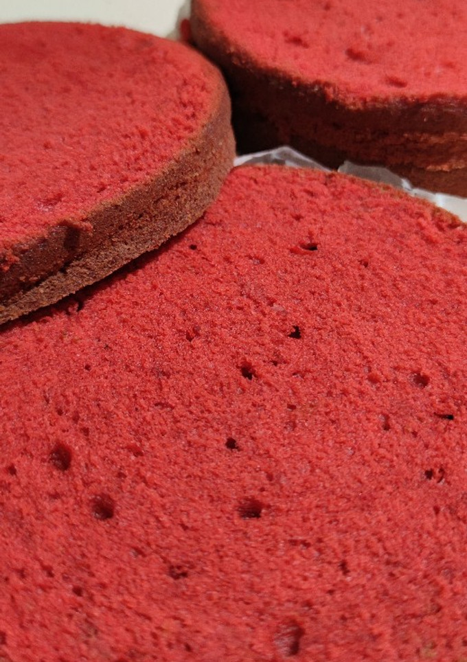 Una foto de Bizcocho red Velvet