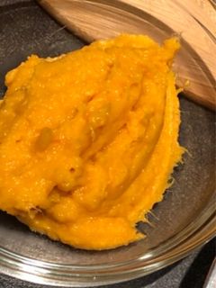 Édesburgonya püré recept fotója
