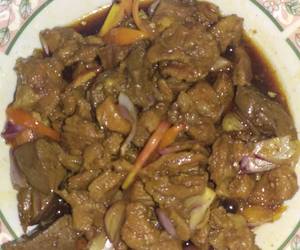 Resep mudah Daging kambing rebus bumbu sate Enak Sederhana