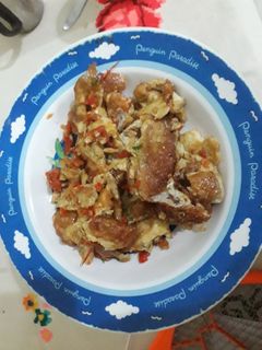 Foto resep Telur dadar pedas simple