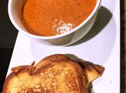 A picture of tomato soup