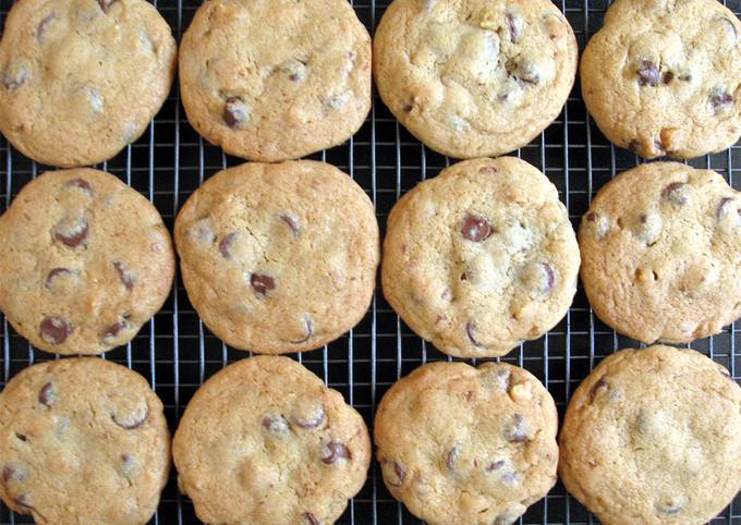 Very Sweet American Style Chewy Choco Chip Cookies Recipe by Hiroko ...