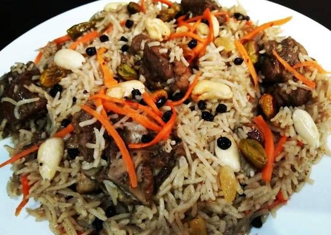 Kabuli/afghani Pulao😋💛🍲 Recipe by Saba Butt - Cookpad