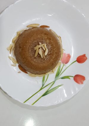 A picture of Suji ka Halva.