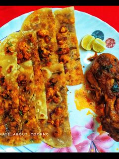 মশলাদার চিংড়ির পরোটা(masladar chingrir parota recipe in Bengali রেসিপির প্রধান ছবি