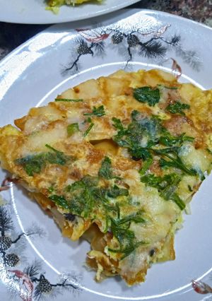Une photo de Frites omelette